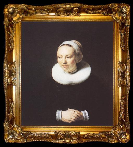 framed  Carel fabritius Portrait of a Woman (mk33), ta009-2